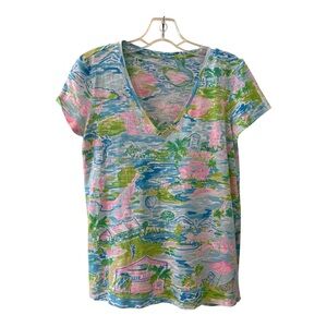 Lilly Pulitzer Vibrant Honda Classic Golf T-Shirt
